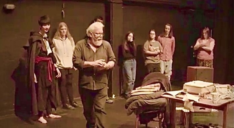 David Westhead leading an acting workshop